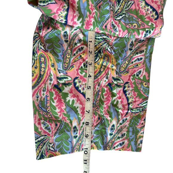Croft&Barrow Pink Pull Over Top Size Large Talbot Paisley Bermuda Shorts Size 8 - Picture 14 of 15